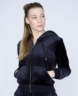 VELOUR ROBERTSSON ZIP HOODIE