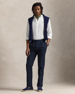 Custom Fit Linen Shirt White