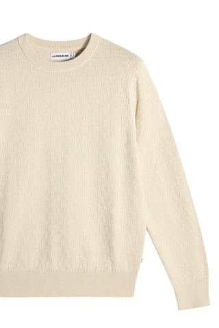 J.Lindeberg Arthur Knit Org Cotton Moonbeam