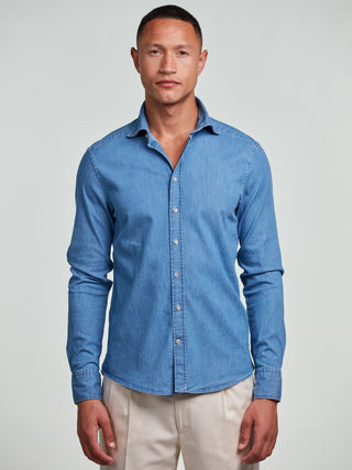 Stenströms Slimline Twill Skjorta Herr