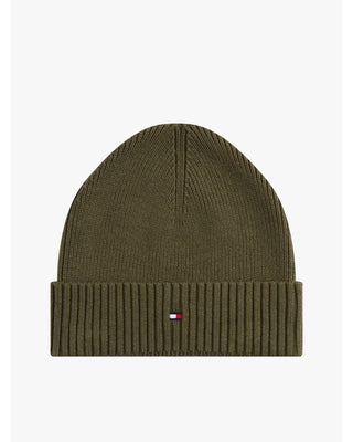Tommy Hilfiger Mössa Herr – Grön Ull- och Cashmerebeanie