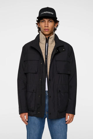 J.Lindeberg Aiden 2L Padded Jacket Herr – Svart Vadderad Funktionsjacka