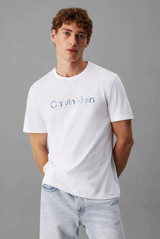Satin Bonded Logo Tee White YAF