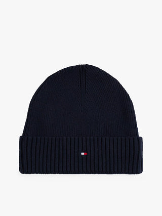 Tommy Hilfiger Mössa Herr – Marin Blå Ull- och Cashmerebeanie