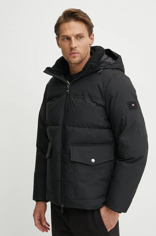 Tommy Hilfiger Jacka Herr – Svart Vattenavvisande Rockie Padded Jacket