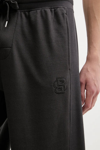 BOSS Byxor Herr – Grå Sweatpants med BB Logo