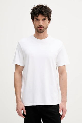 Supima Chest Emb Tee WHITE