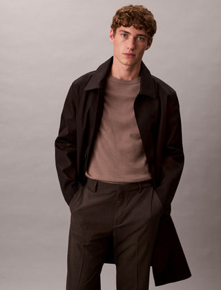 Calvin Klein Ull Stickad Tröja Brun Herr