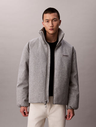 Calvin Klein Ribbad Krage Pufferjacka Herr