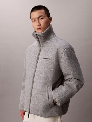 Calvin Klein Ribbad Krage Pufferjacka Herr