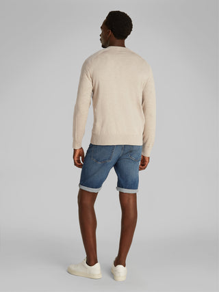 Slub Texture Sweater Oatmeal PDV