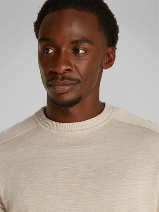 Slub Texture Sweater Oatmeal PDV