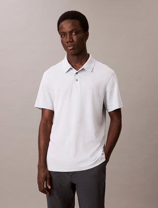 Calvin Klein Supima Chest Pikétröja Vit Herr