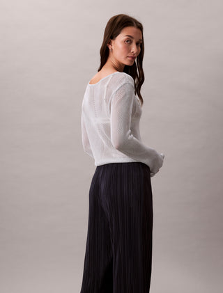PLISSE PULL PANTS
