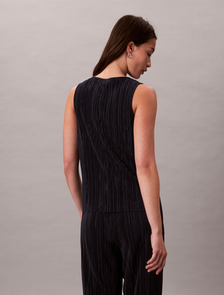 PLISSE TANK TOP