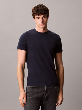Calvin Klein Pima Cotton T-Shirt Herr Marin Blå