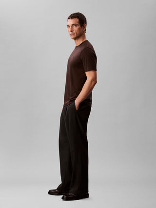 Calvin Klein Pima Cotton T-Shirt Herr Brun