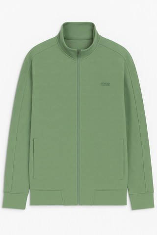 Boss SW Mirror Zip Hoodie Open Green