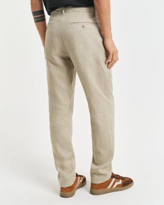 Relaxed Linen Pants Beige