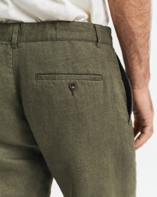 Relaxed Linen Pants Green