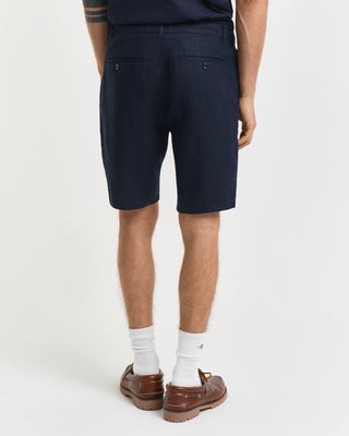 Relaxed Linen Shorts Green