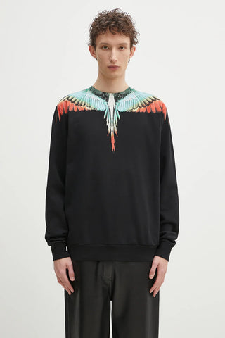 County Angel Boxy Crewneck Black/Multi