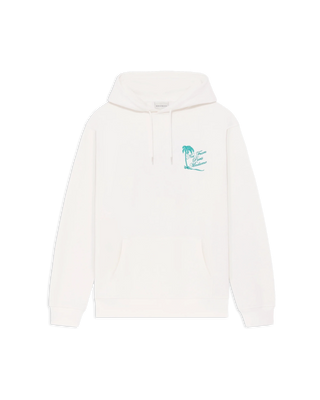 Drôle de Monsieur Hoodie Slogan Palmier