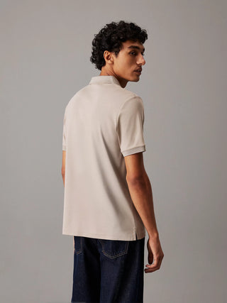 COTTON ZIP POLO