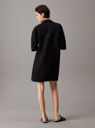 Linen Blend HS Shirt Dress