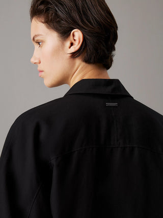 Linen Blend HS Shirt Dress