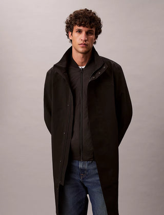 Calvin Klein Coat – Svart 3-i-1 Tech Parkas med Avtagbar Innerjacka