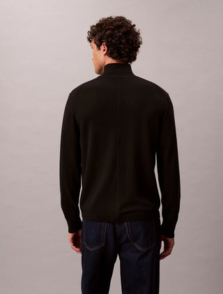 LS MERINO MOCK NECK, UB1
