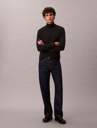 LS MERINO MOCK NECK, UB1