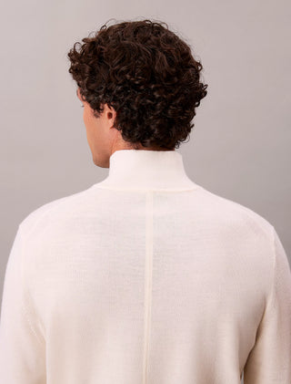 Calvin Klein Merino Wool Mock Neck Jumper Herr