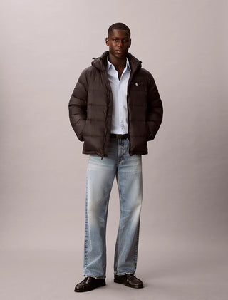 Calvin Klein Dun Jacka Herr Svart