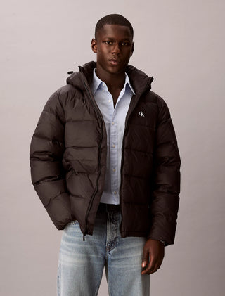 Calvin Klein Dun Jacka Herr Svart