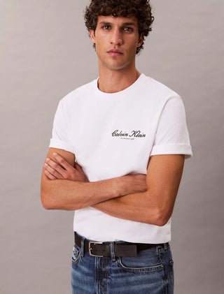 Calvin Klein T-shirt med Broderad Logotyp Herr
