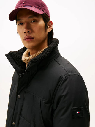 Tommy Hilfiger Parkas Herr – Vattenavvisande Vadderad Utility Parka Black