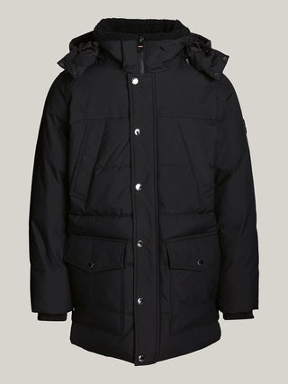 Tommy Hilfiger Parkas Herr – Vattenavvisande Vadderad Utility Parka Black