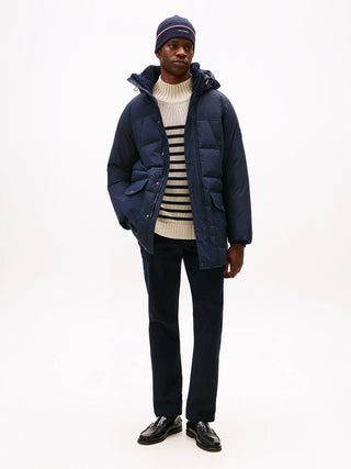 Tommy Hilfiger Parkas Herr – Vattenavvisande Vadderad Utility Parka