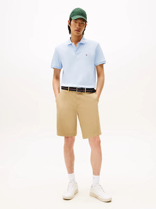 Tommy Hilfiger Liquid Cotton Pikétröja Ljusblå Herr