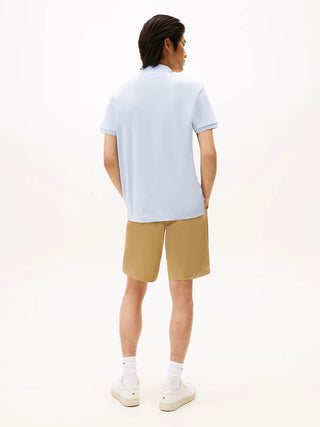 Tommy Hilfiger Liquid Cotton Pikétröja Ljusblå Herr