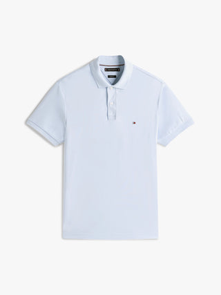 Tommy Hilfiger Liquid Cotton Pikétröja Ljusblå Herr