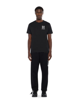 SMALL ARROW SLIM S/S TEE BLACK - WHITE
