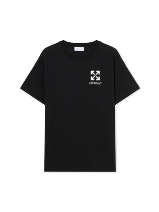 SMALL ARROW SLIM S/S TEE BLACK - WHITE