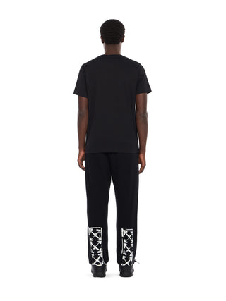 SMALL ARROW SLIM S/S TEE BLACK - WHITE