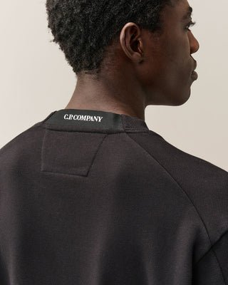 C.P. Company Diagonal Raised Fleece Lens Sweatshirt – Svart
