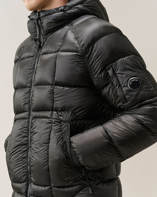 C.P. Company D.D. Shell Hooded Down Jacket – Svart
