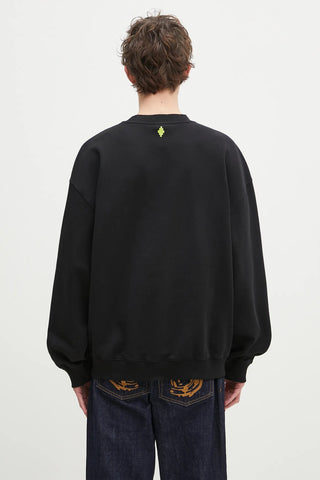 County Angel Boxy Crewneck BLACK