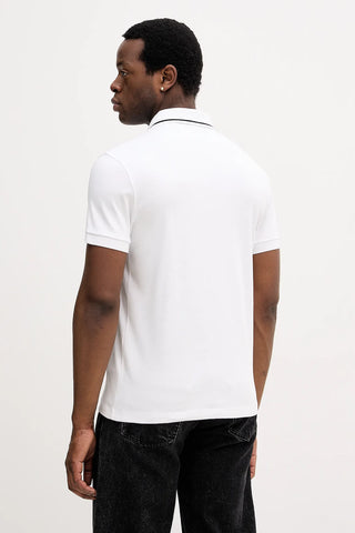 BOSS Paddy Slim Fit Piké Herr Vit